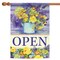 Open Watering Can Bouquet Decorative Business Double Sided Flag